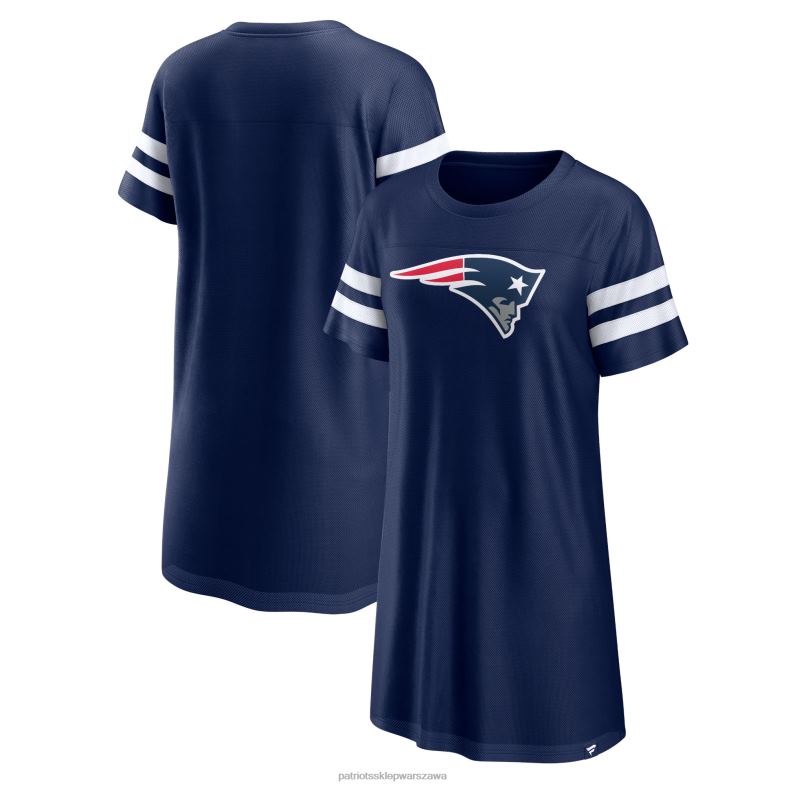 Patriots Jersey kobiety fanatycy markowe granatowe zwycięstwo na sukience odzież 6RBB2222