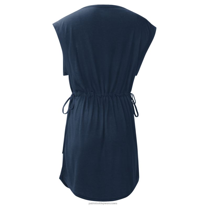 Patriots Jersey kobiety g-iii 4her autorstwa Carla Banksa Navy G.O.A.T. zakrycie kostiumu kąpielowego odzież 6RBB2220