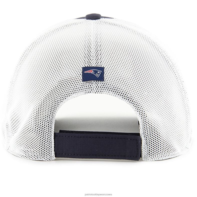 Patriots Jersey mężczyźni 47 Granatowa regulowana czapka Burgess Trucker Akcesoria 6RBB295