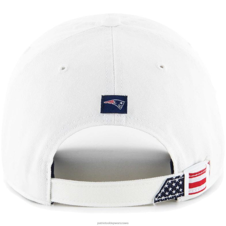 Patriots Jersey mężczyźni 47 biała regulowana czapka homeland clean up Akcesoria 6RBB116