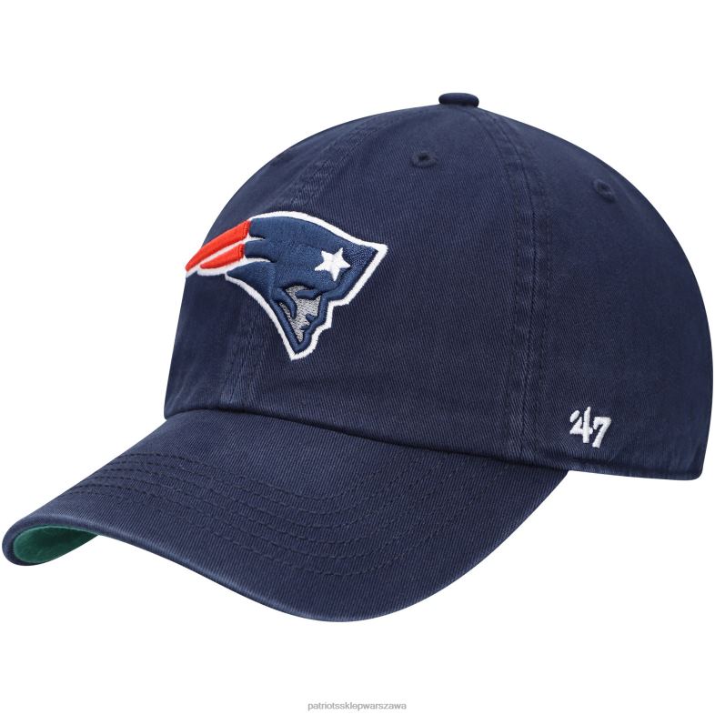 Patriots Jersey mężczyźni 47 granatowa czapka z logo franczyzy Akcesoria 6RBB175