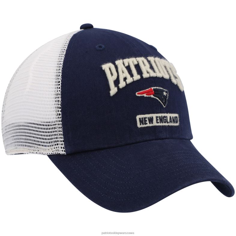Patriots Jersey mężczyźni 47 granatowo-biała czapka typu snapback Morgantown Trucker Clean Up Akcesoria 6RBB431