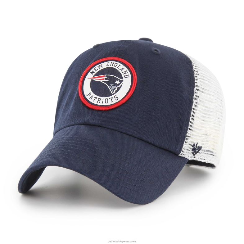 Patriots Jersey mężczyźni 47 granatowo-biała czapka typu snapback typu highline clean up trucker Akcesoria 6RBB242