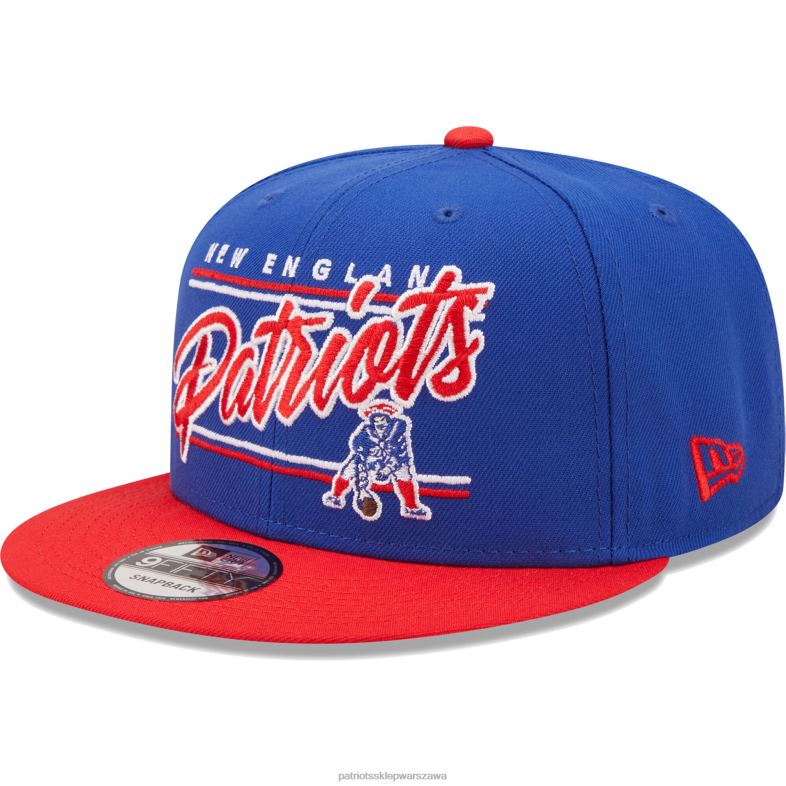 Patriots Jersey mężczyźni Czapka snapback new era royal/red team script 9fifty Akcesoria 6RBB208