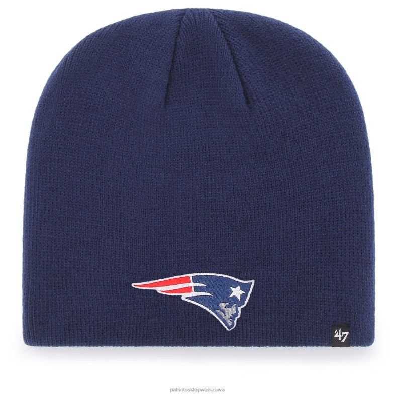 Patriots Jersey mężczyźni Czapka z dzianiny z logo 47 w kolorze granatowym Akcesoria 6RBB331