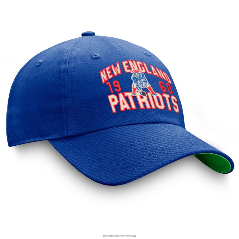 Patriots Jersey mężczyźni Fanatics branded royal true retro classic regulowana czapka Akcesoria 6RBB228
