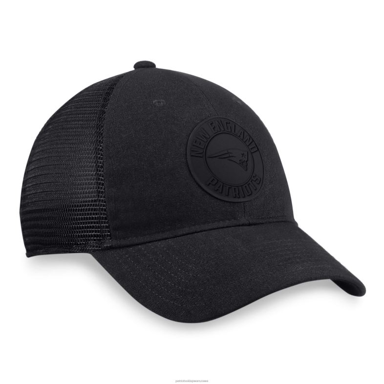 Patriots Jersey mężczyźni Fanatics markowa czapka z daszkiem typu blackout trucker Akcesoria 6RBB317