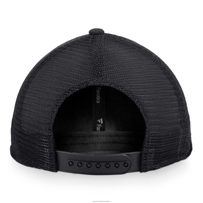 Patriots Jersey mężczyźni Fanatics markowa czapka z daszkiem typu blackout trucker Akcesoria 6RBB317