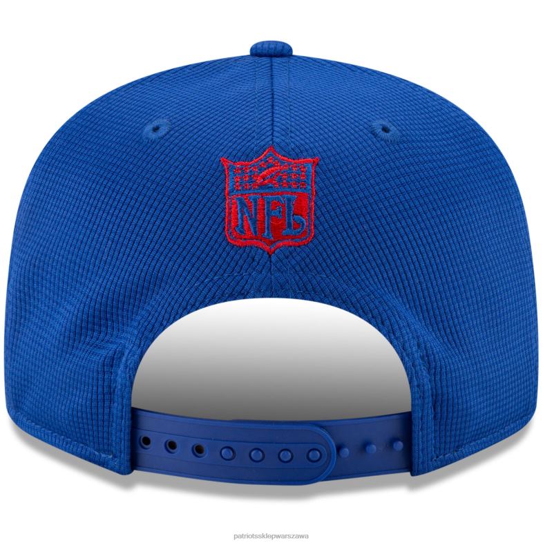 Patriots Jersey mężczyźni New Era Navy 2021 NFL Sideline Home Historic Logo 9fifty regulowana czapka z daszkiem Akcesoria 6RBB307