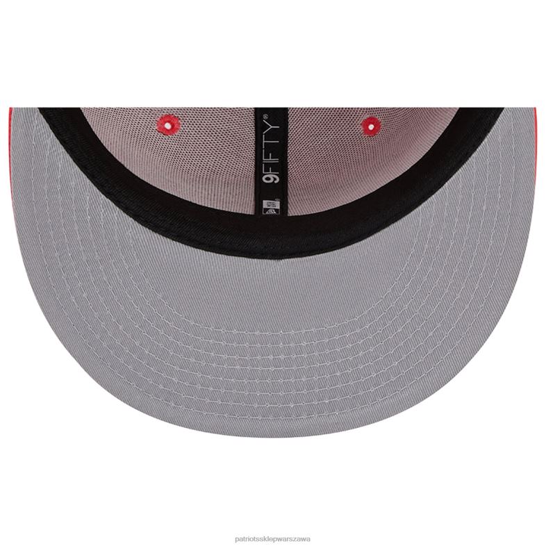 Patriots Jersey mężczyźni New Era Red Color Pack Brights 9fifty Czapka Snapback Akcesoria 6RBB251