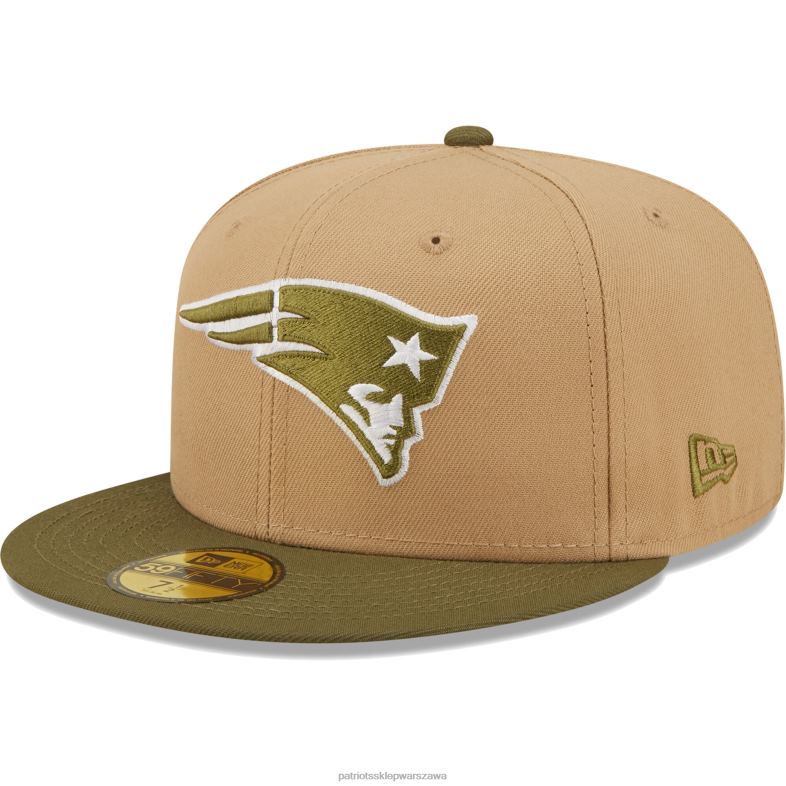 Patriots Jersey mężczyźni New Era jasnobrązowy/oliwkowy super bowl xxxi saguaro 59fifty dopasowana czapka Akcesoria 6RBB305