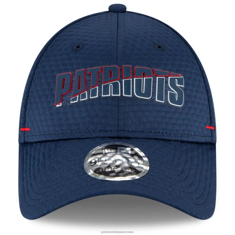 Patriots Jersey mężczyźni Nowa era Navy 2020 NFL Summer Sideline Oficjalna regulowana czapka 9forty Akcesoria 6RBB263