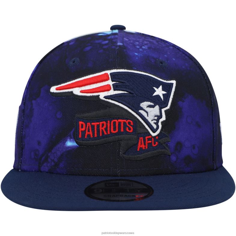 Patriots Jersey mężczyźni Nowa era Navy 2022 sideline 9fifty czapka z daszkiem typu snapback Akcesoria 6RBB377
