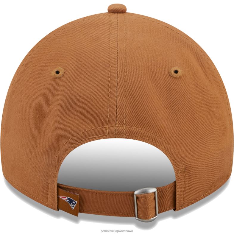 Patriots Jersey mężczyźni Nowa era brązowy rdzeń klasyczny 2.0 9twenty regulowana czapka Akcesoria 6RBB203