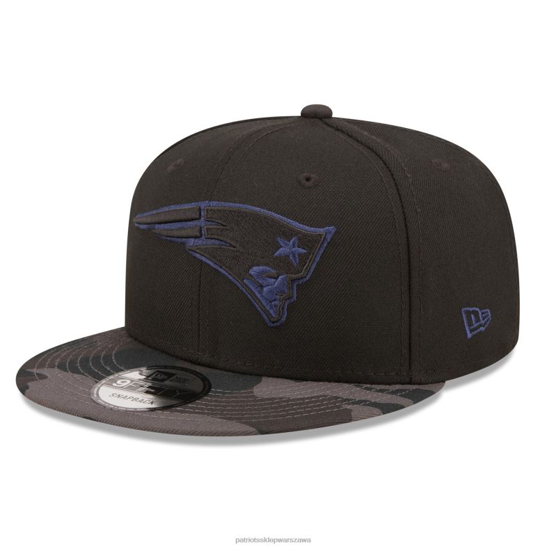 Patriots Jersey mężczyźni Nowa era czarna czapka snapback camo vizor 9fifty Akcesoria 6RBB185