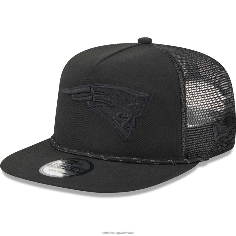 Patriots Jersey mężczyźni Nowa era czarna czapka typu snapback dla golfistów z podświetleniem Akcesoria 6RBB191