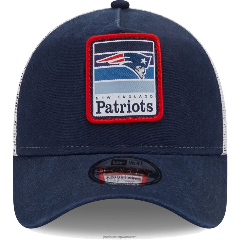 Patriots Jersey mężczyźni Nowa era granatowo-biała czapka typu snapback trucker 9forty Akcesoria 6RBB246
