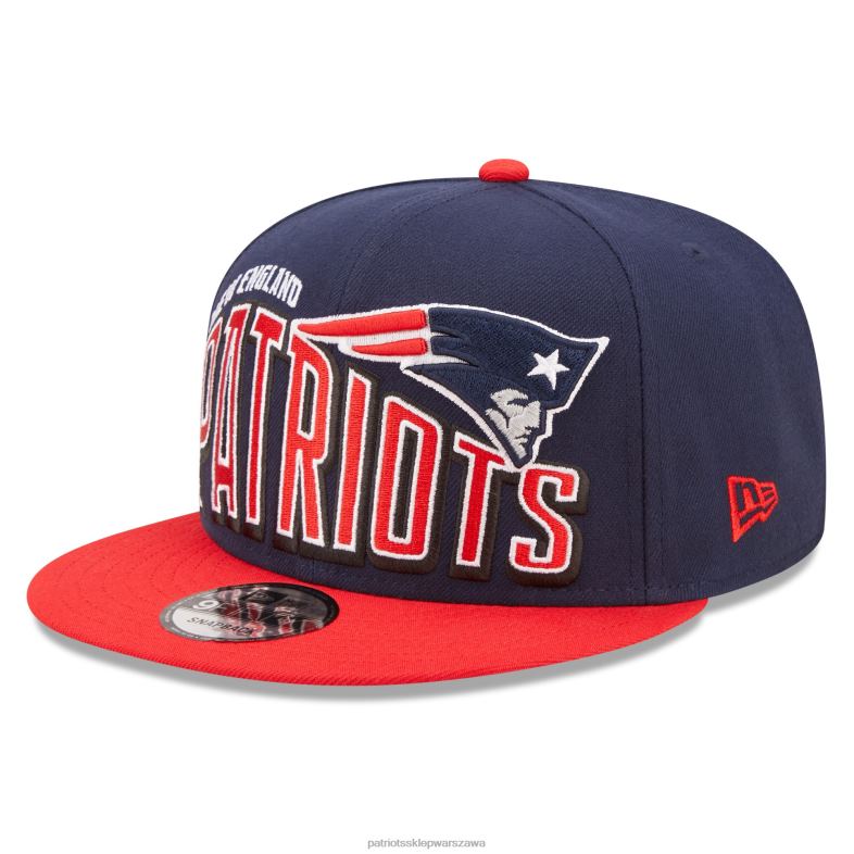 Patriots Jersey mężczyźni Nowa era granatowo-czerwona czapka z napisem flow 9fifty snapback Akcesoria 6RBB347