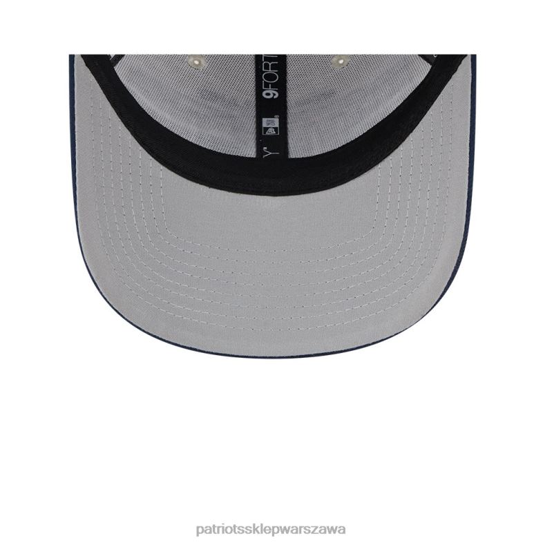 Patriots Jersey mężczyźni Nowa era kamień/granatowy 2023 nfl draft 9forty regulowana czapka Akcesoria 6RBB176