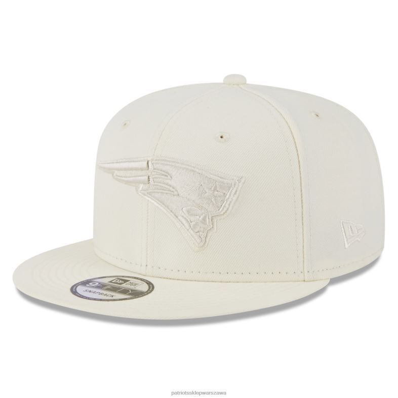 Patriots Jersey mężczyźni Nowa era kremowa czapka typu snapback 9fifty Akcesoria 6RBB260