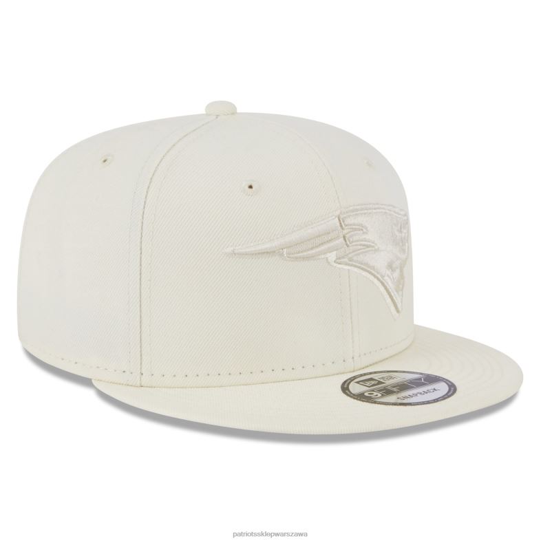 Patriots Jersey mężczyźni Nowa era kremowa czapka typu snapback 9fifty Akcesoria 6RBB260