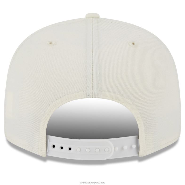 Patriots Jersey mężczyźni Nowa era kremowa czapka typu snapback 9fifty Akcesoria 6RBB260