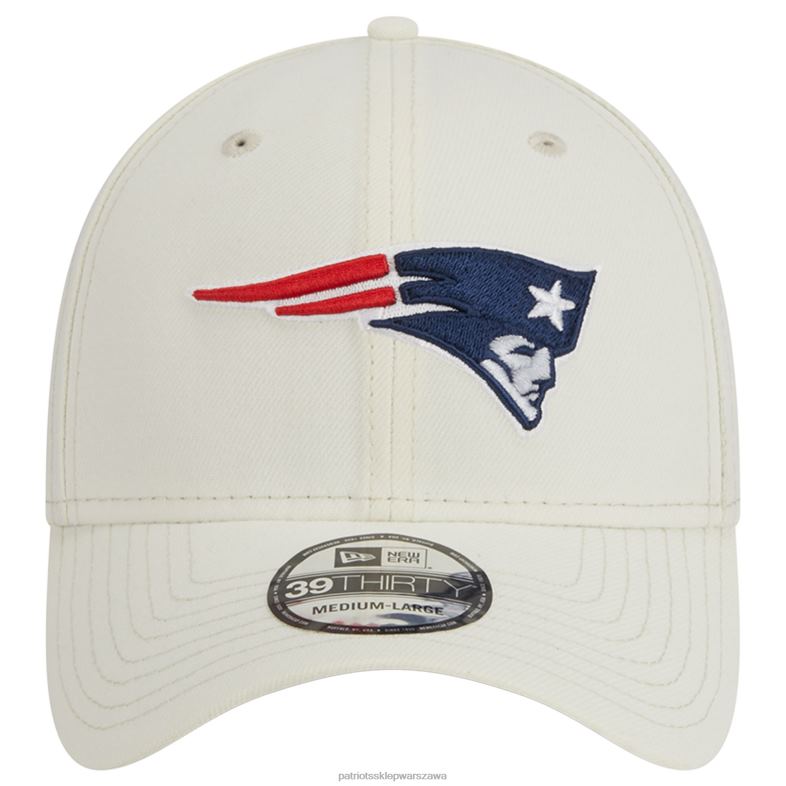 Patriots Jersey mężczyźni Nowa era kremowa klasyczna czapka 39thirty flex Akcesoria 6RBB239