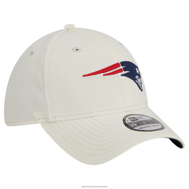 Patriots Jersey mężczyźni Nowa era kremowa klasyczna czapka 39thirty flex Akcesoria 6RBB239