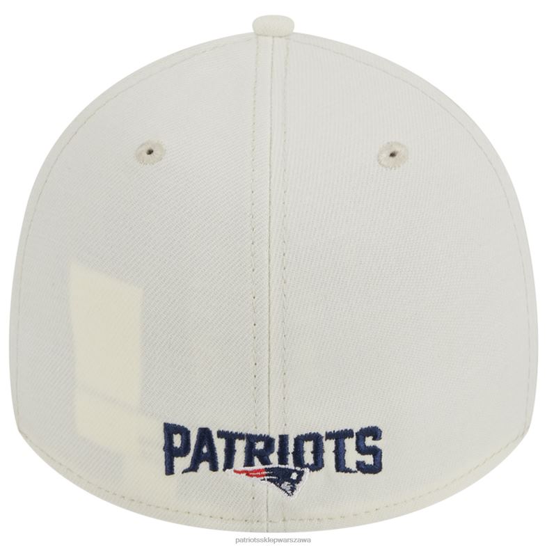 Patriots Jersey mężczyźni Nowa era kremowa klasyczna czapka 39thirty flex Akcesoria 6RBB239