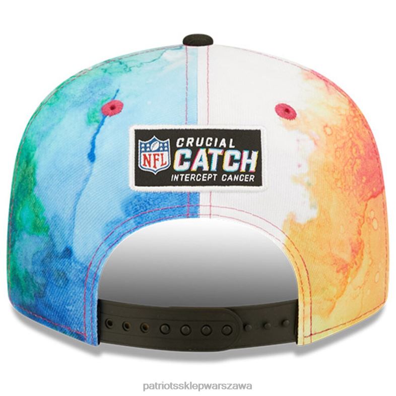 Patriots Jersey mężczyźni Nowa era różowo-czarna czapka snapback 2022 nfl kluczowa złap 9fifty Akcesoria 6RBB422