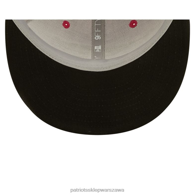 Patriots Jersey mężczyźni Nowa era różowo-czarna czapka snapback 2022 nfl kluczowa złap 9fifty Akcesoria 6RBB422