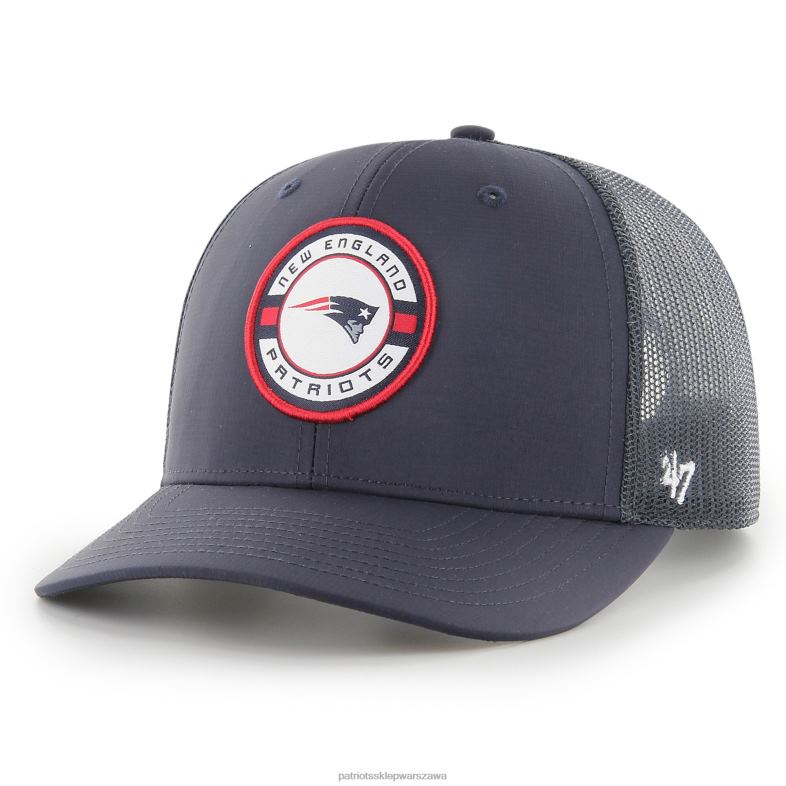 Patriots Jersey mężczyźni Regulowana czapka typu trucker w kolorze granatowym 47 Akcesoria 6RBB145