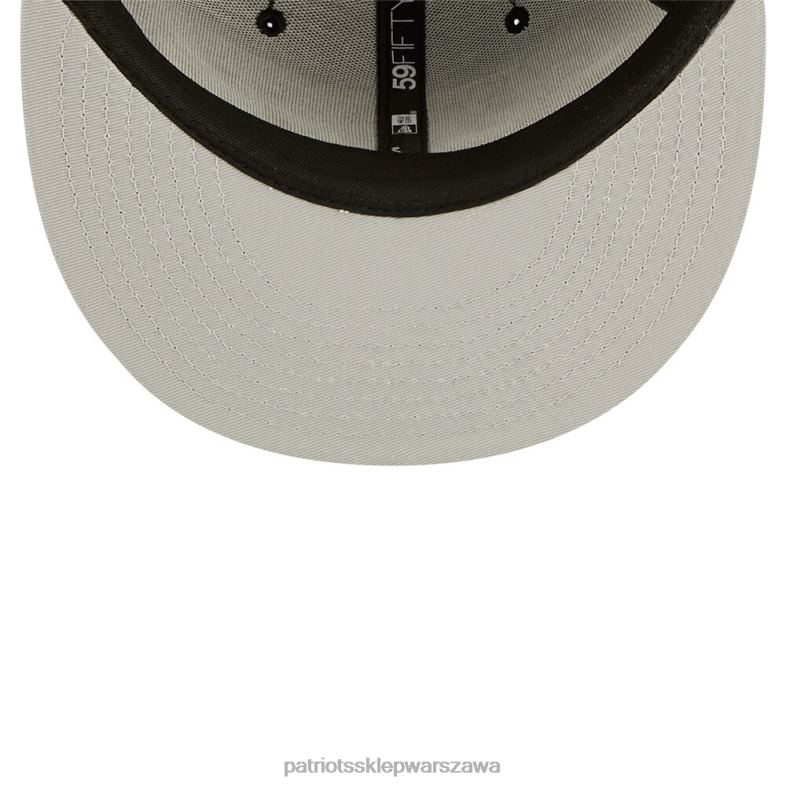 Patriots Jersey mężczyźni czapka new era czarno/granatowa 2022 nfl draft on stage 59fifty Akcesoria 6RBB318