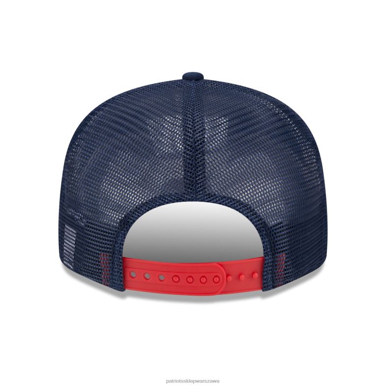 Patriots Jersey mężczyźni czapka z daszkiem New Era Navy Totem 9fifty Akcesoria 6RBB293