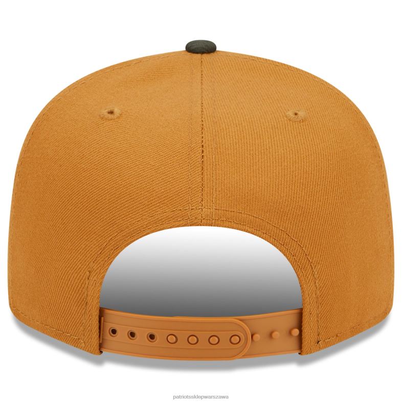 Patriots Jersey mężczyźni dwukolorowa czapka typu snapback 9fifty marki New Era w kolorze brązowym/grafitowym Akcesoria 6RBB209