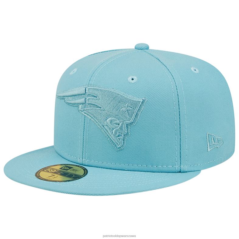 Patriots Jersey mężczyźni nowa era aqua color pack 59fifty dopasowana czapka Akcesoria 6RBB287