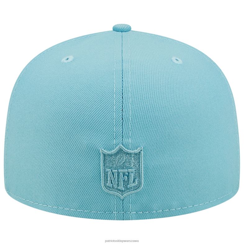 Patriots Jersey mężczyźni nowa era aqua color pack 59fifty dopasowana czapka Akcesoria 6RBB287