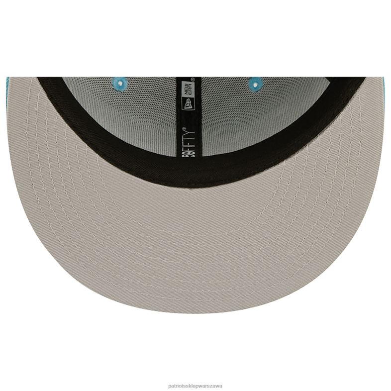 Patriots Jersey mężczyźni nowa era aqua color pack 59fifty dopasowana czapka Akcesoria 6RBB287