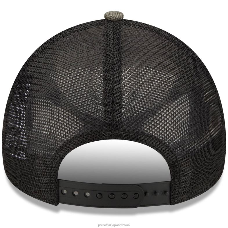 Patriots Jersey mężczyźni nowa era camo/czarna naszywka w kształcie litery A 9forty trucker czapka typu snapback Akcesoria 6RBB399