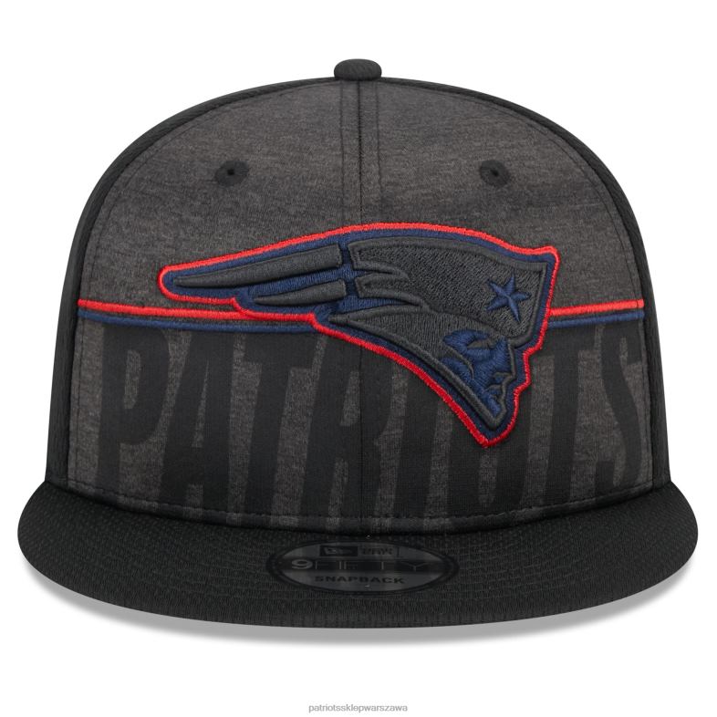 Patriots Jersey mężczyźni nowa era czarna czapka snapback 2023 NFL Training Camp Team Colorway 9fifty Akcesoria 6RBB188