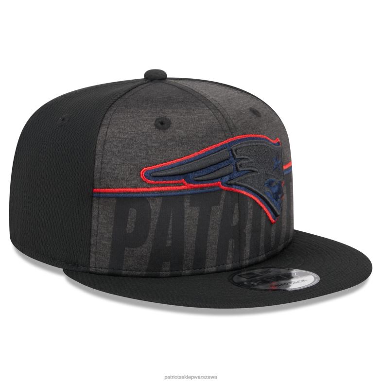 Patriots Jersey mężczyźni nowa era czarna czapka snapback 2023 NFL Training Camp Team Colorway 9fifty Akcesoria 6RBB188