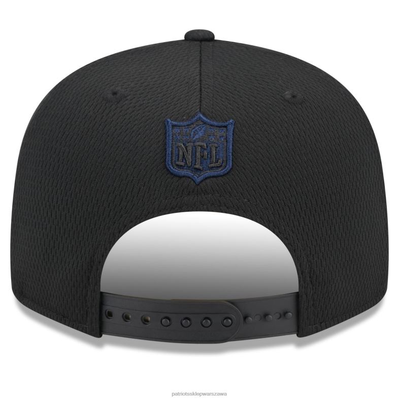 Patriots Jersey mężczyźni nowa era czarna czapka snapback 2023 NFL Training Camp Team Colorway 9fifty Akcesoria 6RBB188