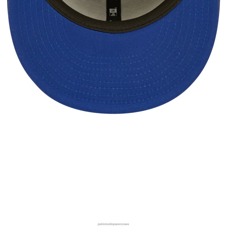 Patriots Jersey mężczyźni nowa era czarna czapka z logo w stylu camo 59fifty Akcesoria 6RBB215