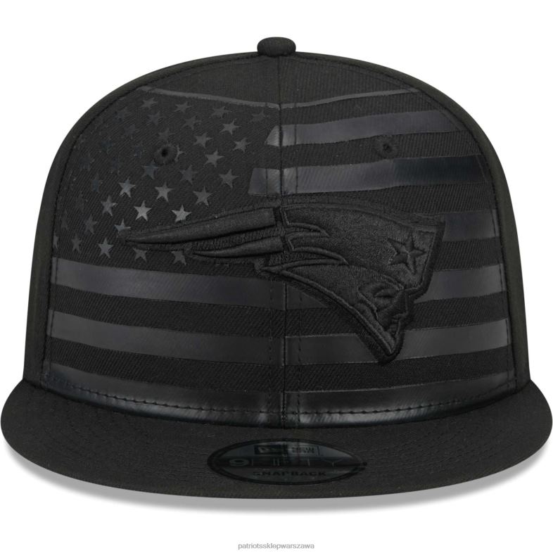 Patriots Jersey mężczyźni nowa era, czarna, niezależna czapka typu snapback 9fifty Akcesoria 6RBB139