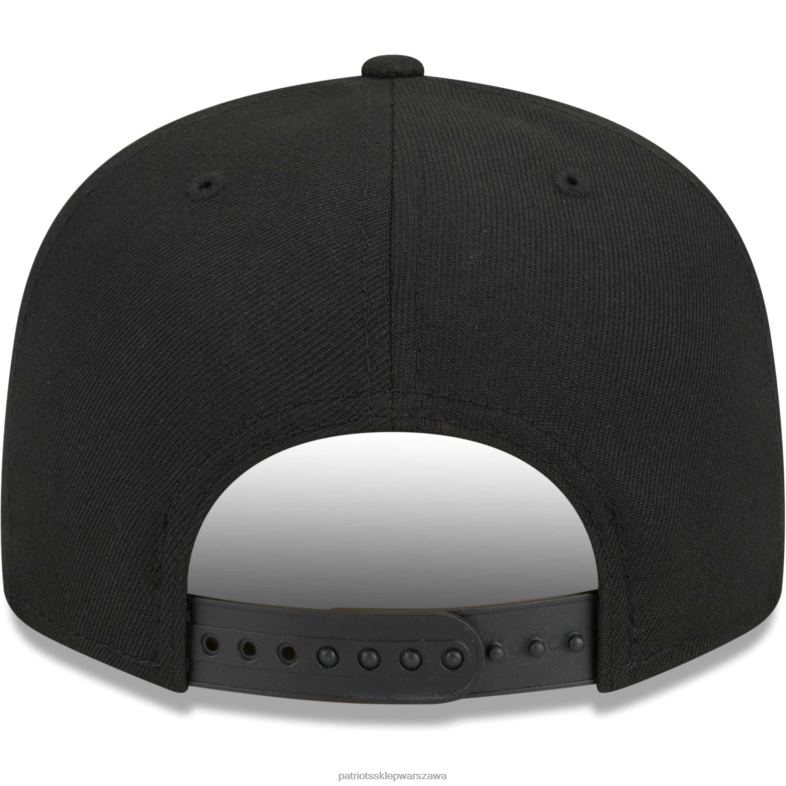 Patriots Jersey mężczyźni nowa era, czarna, niezależna czapka typu snapback 9fifty Akcesoria 6RBB139