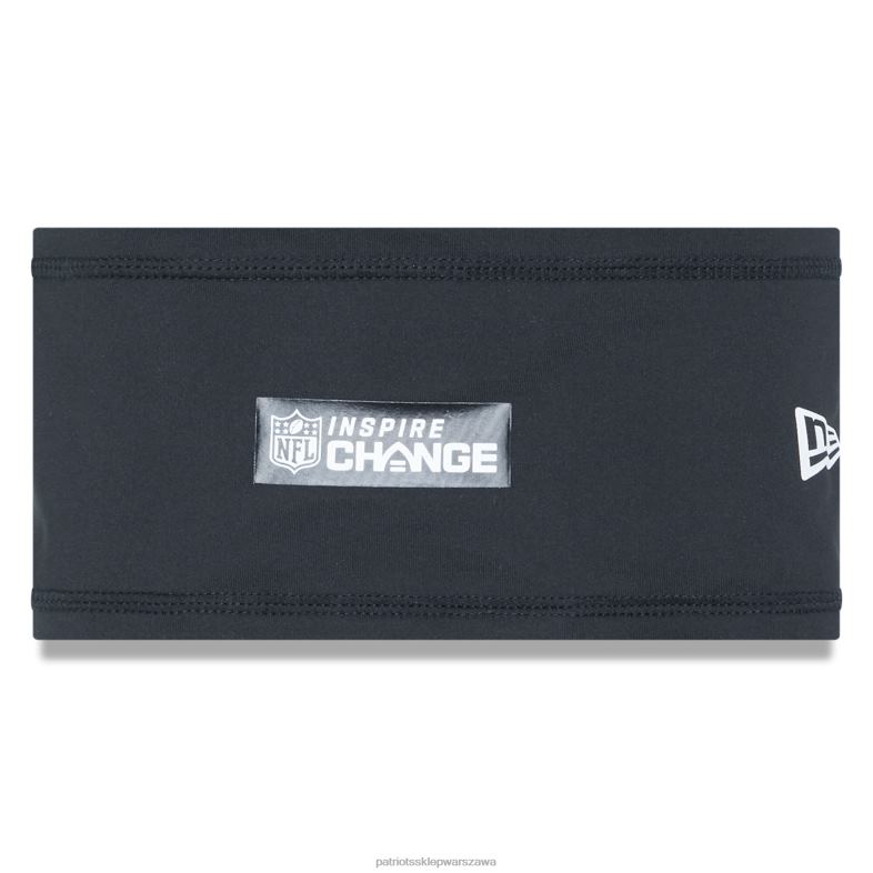 Patriots Jersey mężczyźni nowa era czarna opaska nfl 2022 Inspire Change Coolera Akcesoria 6RBB90