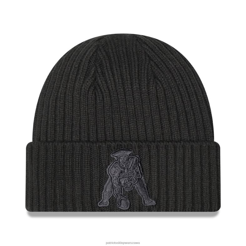 Patriots Jersey mężczyźni nowa era grafitowy rdzeń klasyczna tonalna dzianinowa czapka z mankietami Akcesoria 6RBB404