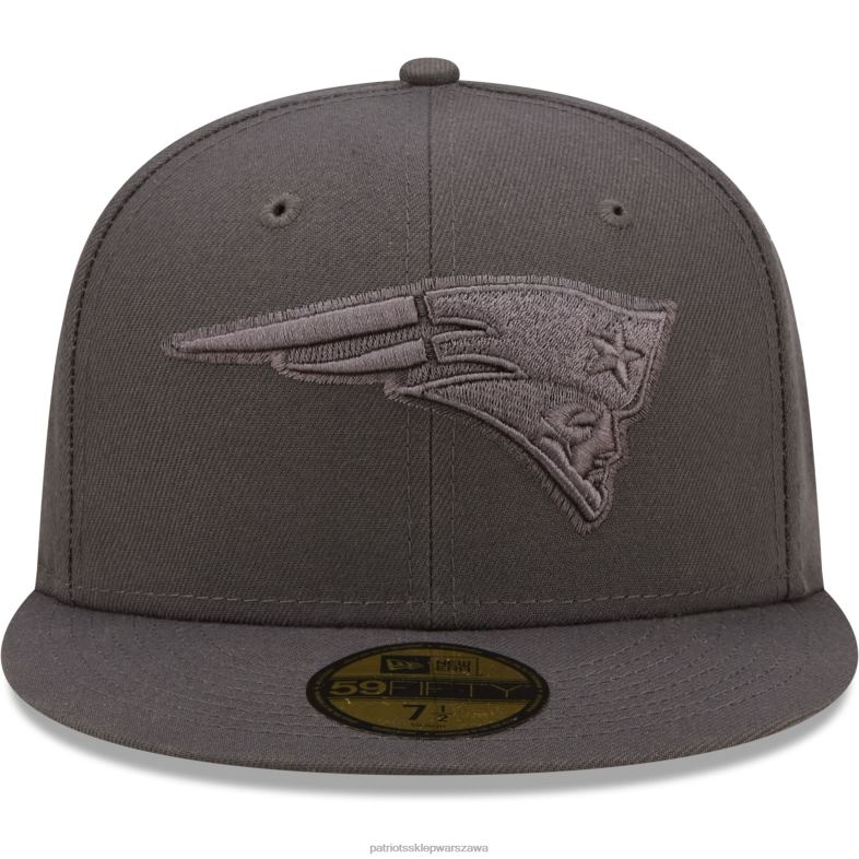 Patriots Jersey mężczyźni nowa era grafitowy zestaw kolorów 59fifty dopasowana czapka Akcesoria 6RBB264