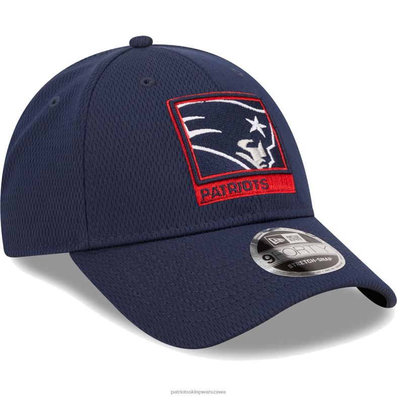 Patriots Jersey mężczyźni nowa era granatowa czapka z daszkiem 9forty snapback Akcesoria 6RBB346