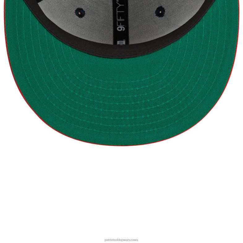 Patriots Jersey mężczyźni nowa era granatowo-czerwona nfl x zszywacz kolekcja 9fifty snapback regulowana czapka Akcesoria 6RBB442